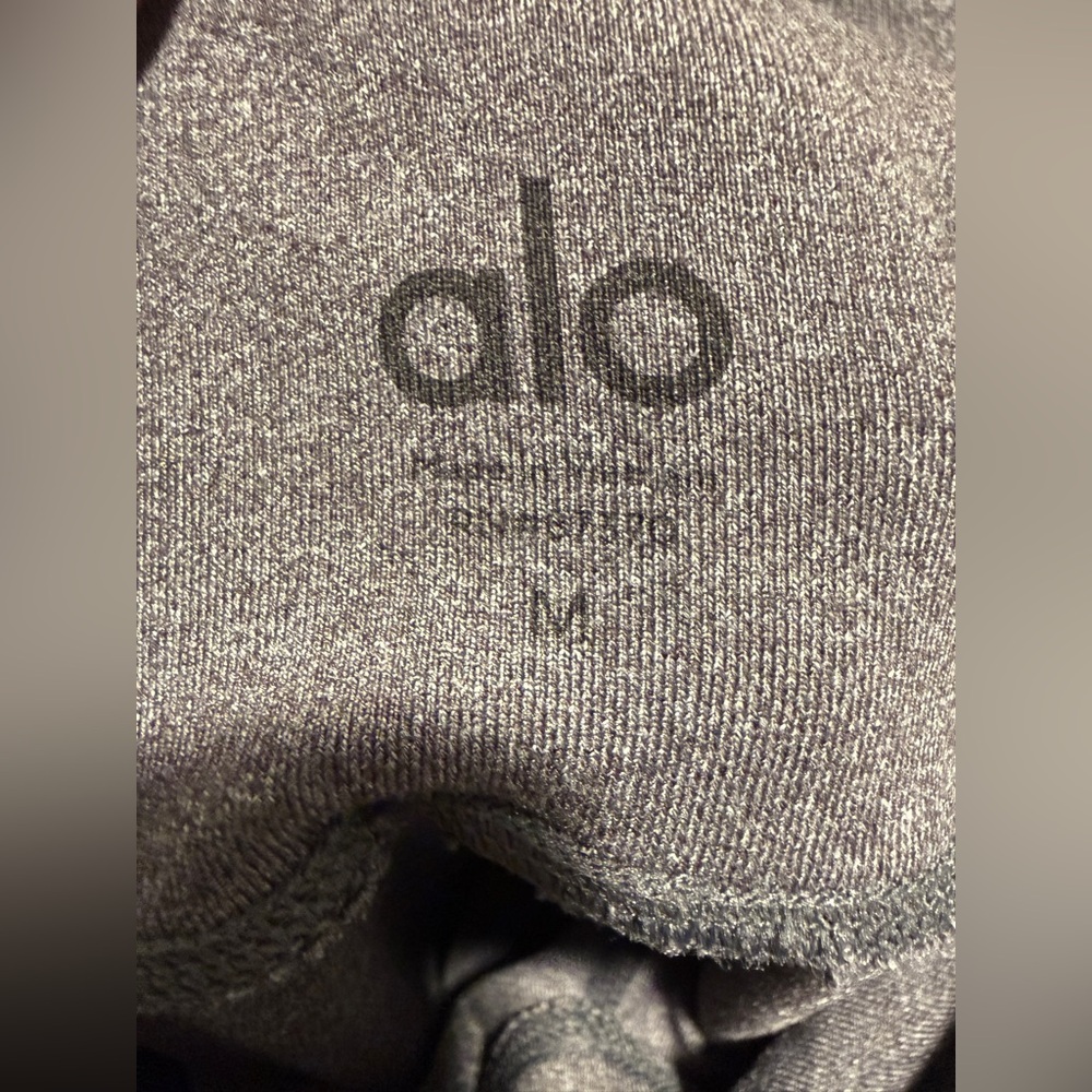 Alo Yoga Moto Leggings High Waist Ribbed Panel-Size Medium - Picture 9 of 9